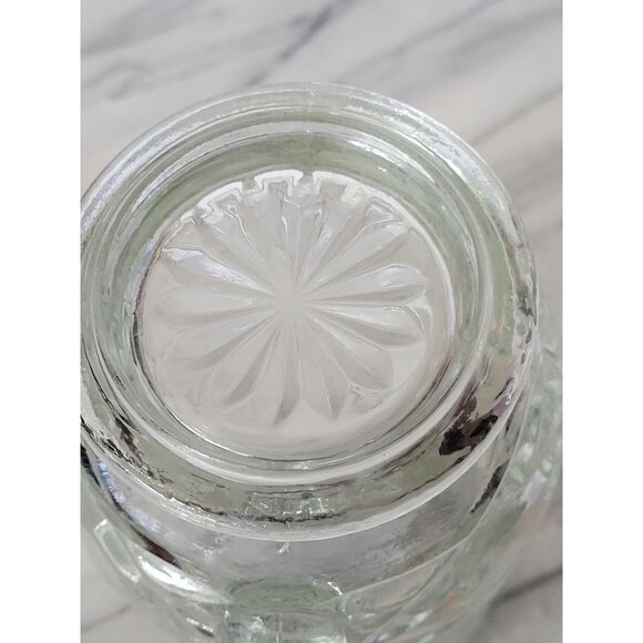 Vintage Anchor Hocking Pint Pitcher Early American Prescut Hobstar Design EAPG C - Picture 7 of 8